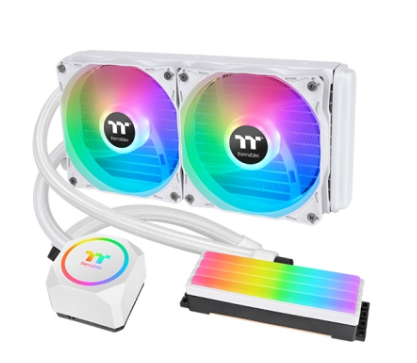 Система охлаждения жидкостная Thermaltake Floe RC240 CPU & Memory AIO Liquid Cooler Snow Edition LGA2066/20113/2011/1700/1366/1200/115x/AM5/AM4/AM3+/A