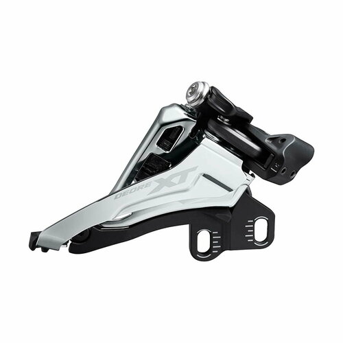 переключатель скоростей передний для велосипеда shimano xt m8020d direct mount side swing для 2x11 верхняя тяга Переключатель скоростей передний для велосипеда Shimano XT M8100-E верхняя тяга для 36-38T CL 48,8/51,8 мм для 2х12 скоростей