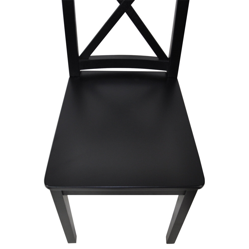Стул Мебель--24 Гольф-14, цвет венге, деревянное сиденье венге, ШхГхВ 41х42х95 см, от пола до верха сиденья 47 см.