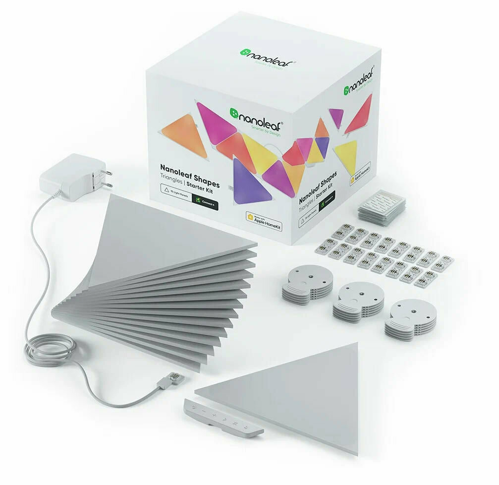 Система освещения Nanoleaf Shapes Triangles 15 панелей (NL47-6002TW-15PK)