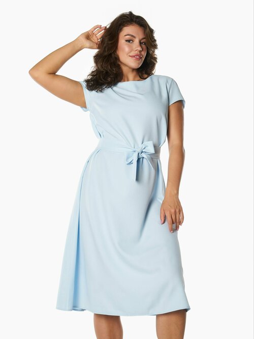 Платье Тамбовчанка, размер 54, голубой