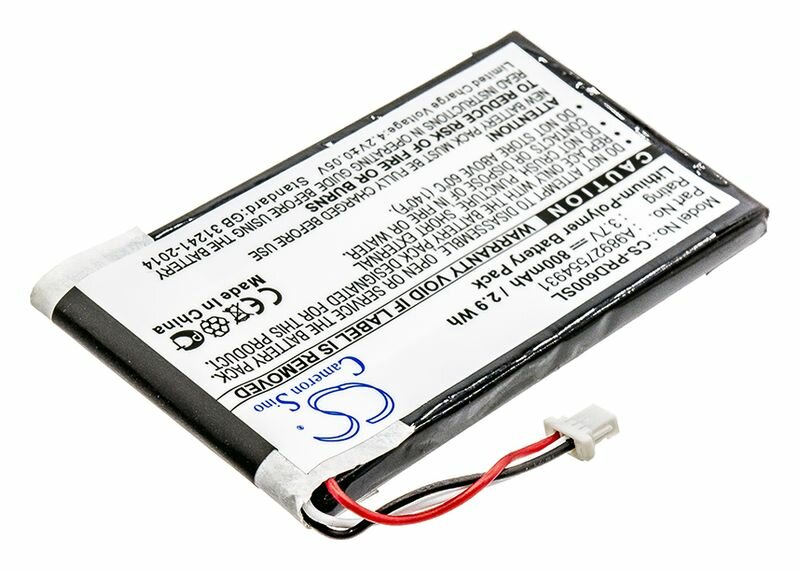 Аккумулятор Cameron Sino для электронных книг Sony PRS-600, p/n: A98927554931, A98941654402, 800мАч — фото 2