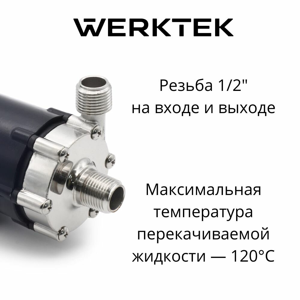Насос Werktek центробежный с магнитной муфтой высокотемпературный MP ...