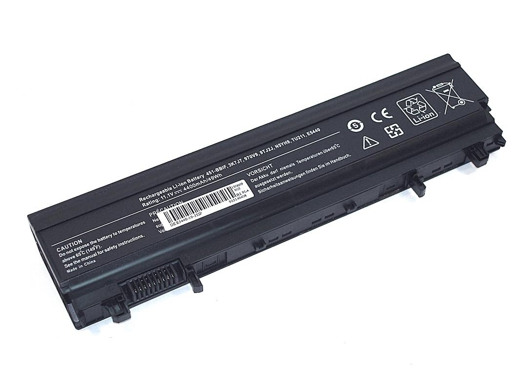 Аккумулятор для ноутбука Dell Latitude E5540, E5440 Series. 11.1V 5200mAh N5YH9, VV0NF, 0K8HC