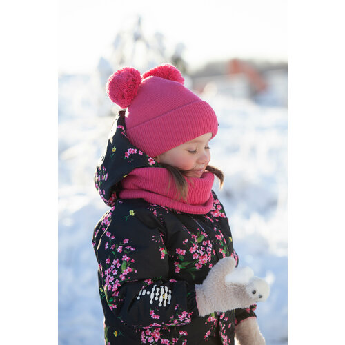 фото Шапка бини artel, размер 52, фуксия