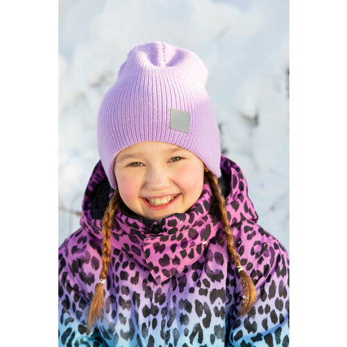 фото Шапка бини artel, размер 54, фиолетовый