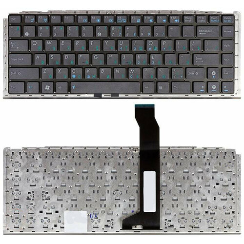 Клавиатура для ноутбука Asus UX30 UX30S черная шлейф матрицы для ноутбука asus zenbook ux30 ux30k ux30s