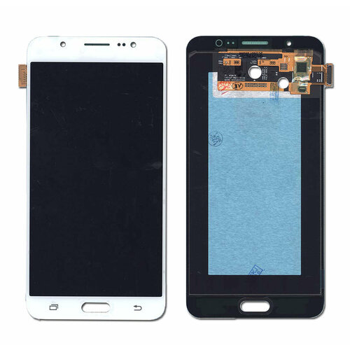 Дисплей (модуль) для Samsung Galaxy J7 (2016) SM-J710F в сборе с тачскрином белый pinzheng original lcd for samsung galaxy j7 2016 j710 j710fn j710f j710m j710y j710g j710h lcd display screen digitizer assembly