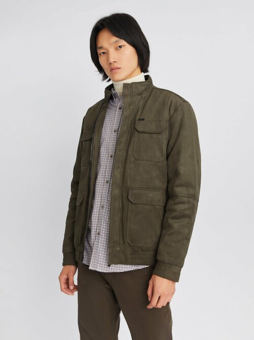 Куртка Zolla, размер XXXL, коричневый, зеленый