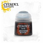 Базовая акриловая краска Games Workshop Citadel Abaddon Black 21-25 (12 мл) - изображение