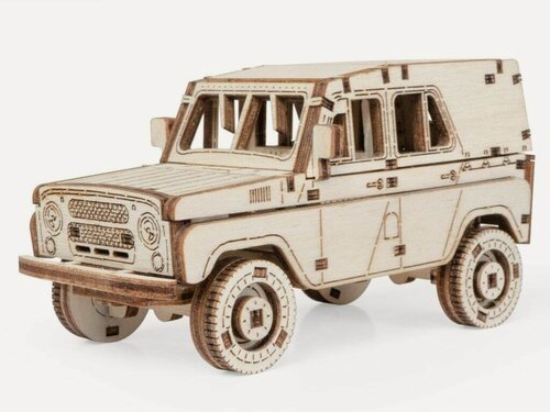 Изображение товара Деревянный конструктор Внедорожник Алькор (Lemmo)