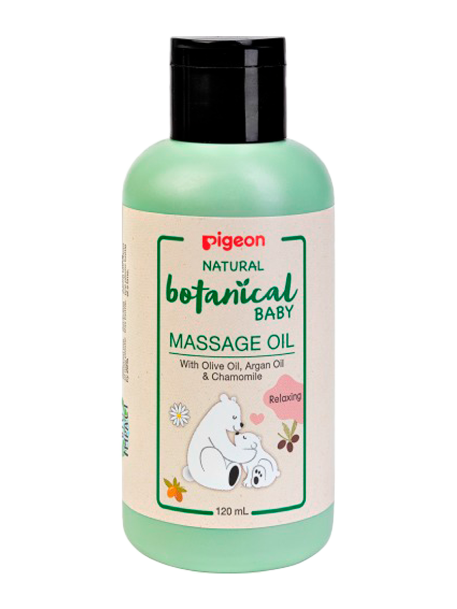 Pigeon Детское массажное масло Pigeon Natural Botanical 120мл