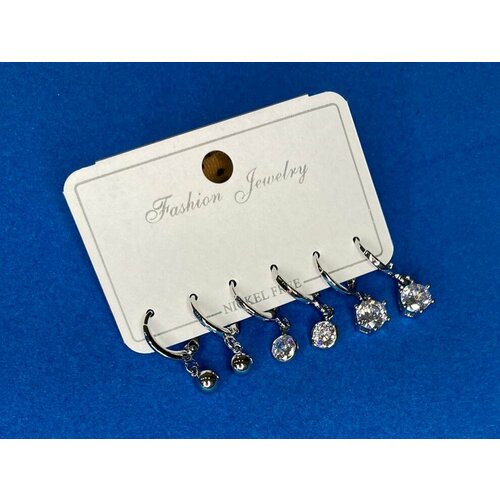 fashion jewelry tool 18mm snap jewelry removal tool injury prevention hand women snap button jewelry removal pick 10pcs lot Комплект серег Fashion jewelry, металл, фианит, размер/диаметр 15 мм, бесцветный