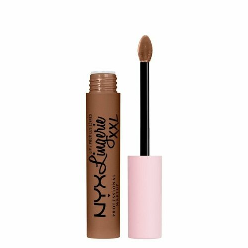 NYX Professional Makeup, Жидкая матовая помада для губ LIP LINGERIE XXL, оттенок 29, HOT CARAMELO, 4 мл