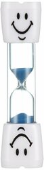Песочные часы "Зубик", на 3 минуты, 9 х 2 см, синие