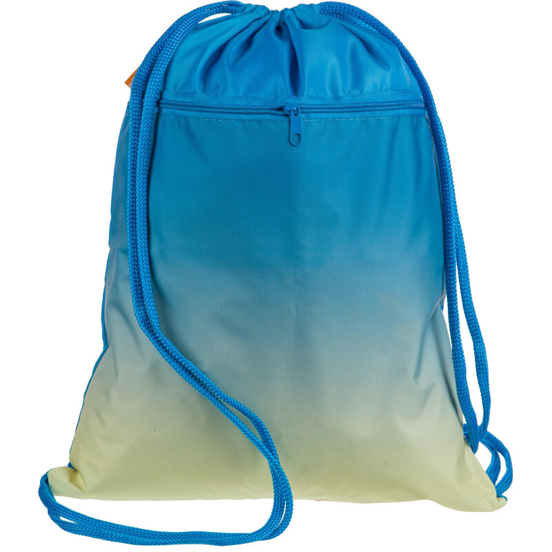 фото Мешок для обуви №1School Градиент синий, 360х470 мм, карман, МО-26-2