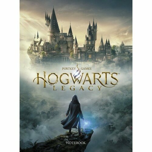 Записная книжка А6 48 листов в клетку Hogwarts Legacy Гарри Поттер глянцевая ламинация блок офсет 60гм2 2 штуки 453₽