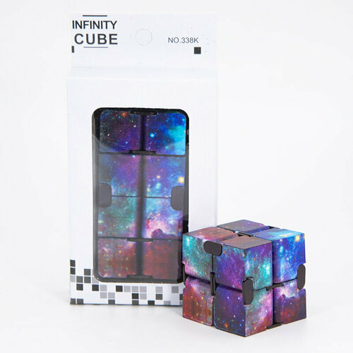 Антистресс Brains Кубик Бесконечности Decompression Infinite cube Черный глаз 240₽