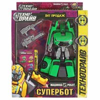 Трансформирующийся робот 2 в 1 «Супербот» ТМ «Технодрайв» станет отличным подарком для ребёнка:;
- стильный дизайн;
- 2  ...