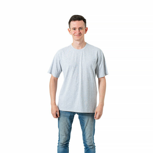 Футболка KG, размер 46, серый