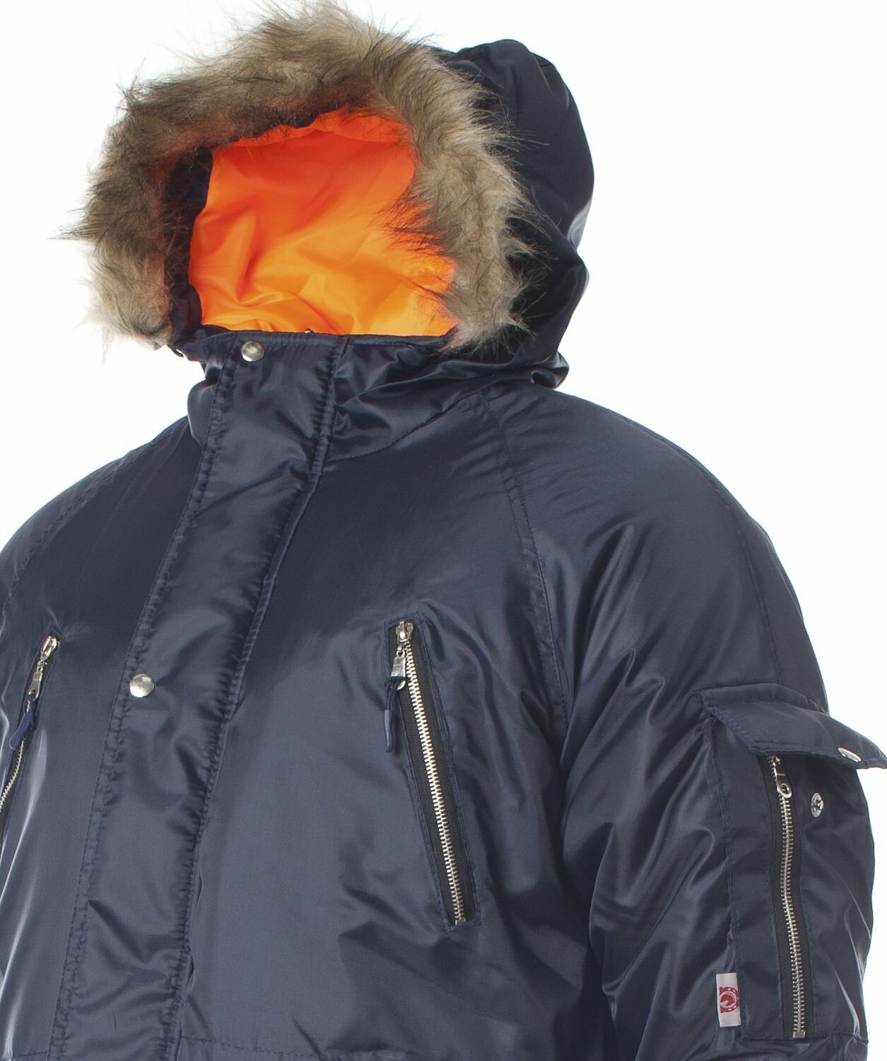Куртка зимняя Аляска (тк. Оксфорд), т. синий, 52-54 / 170-176