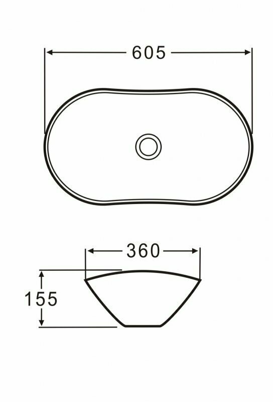 Раковина накладная керамическая BelBagno BB1404 - фотография № 8