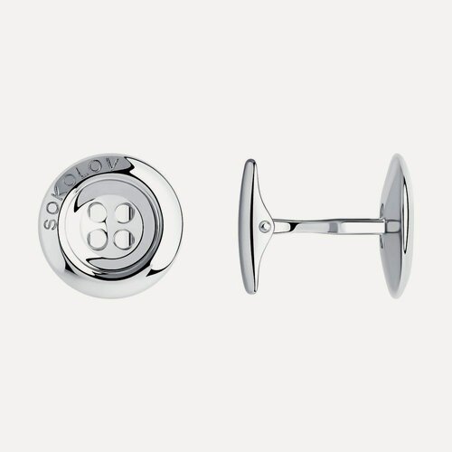 Изображение товара Запонки, серебро, 925 проба, родирование