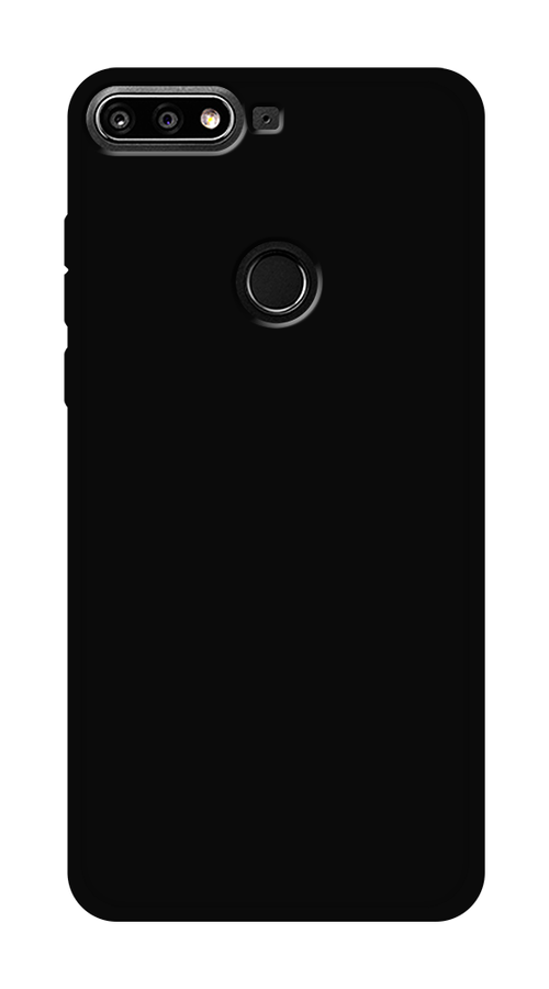 Матовый силиконовый чехол на Huawei Nova 2 Lite / Хуавей Нова 2 Лайт с защитой камеры, черный