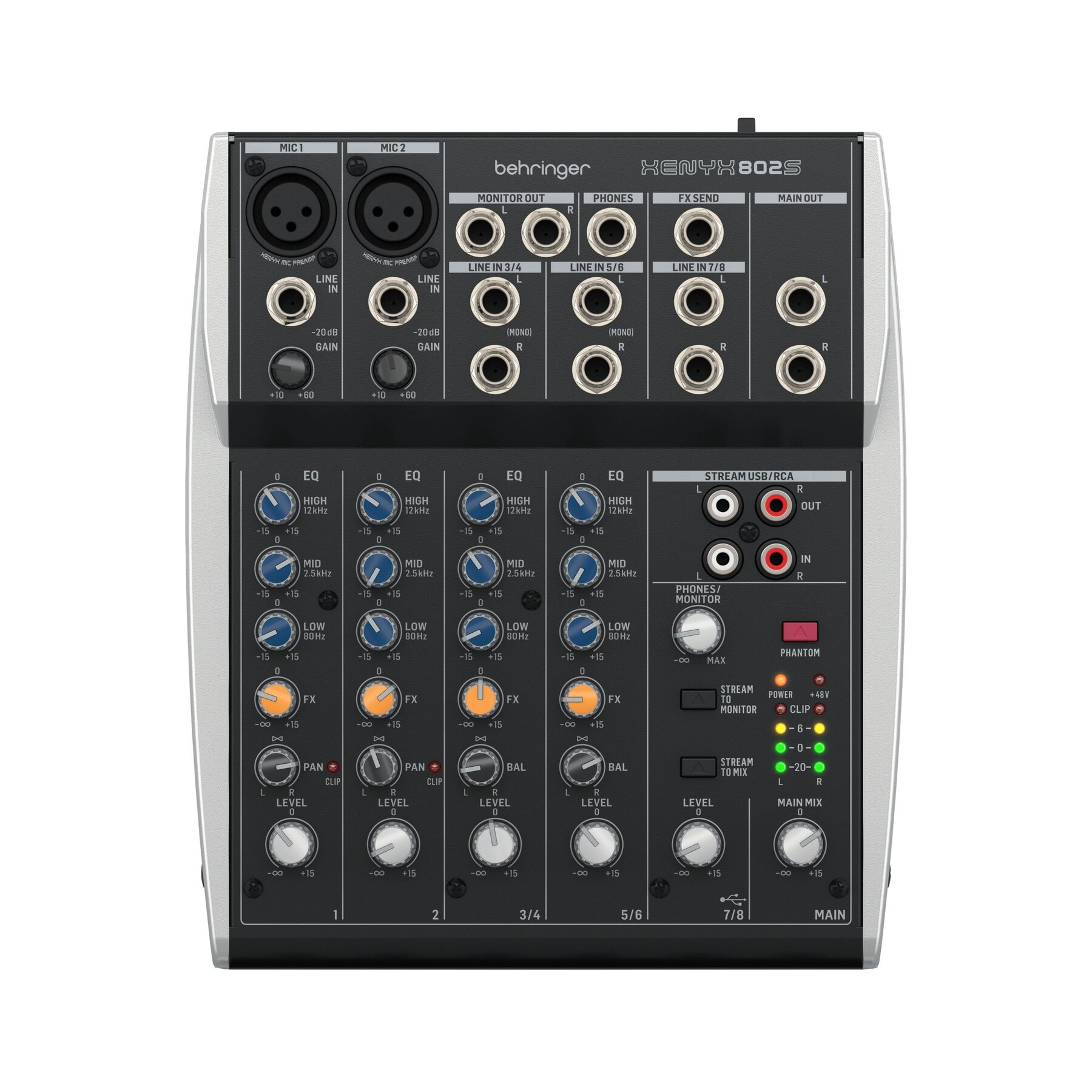 Микшерный пульт Behringer XENYX 802S