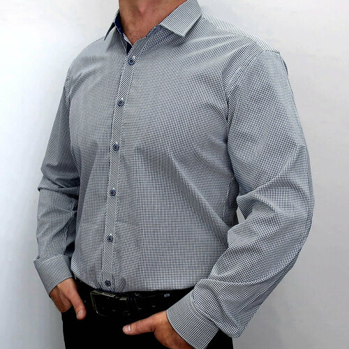 Рубашка ZAFER, размер S, серый