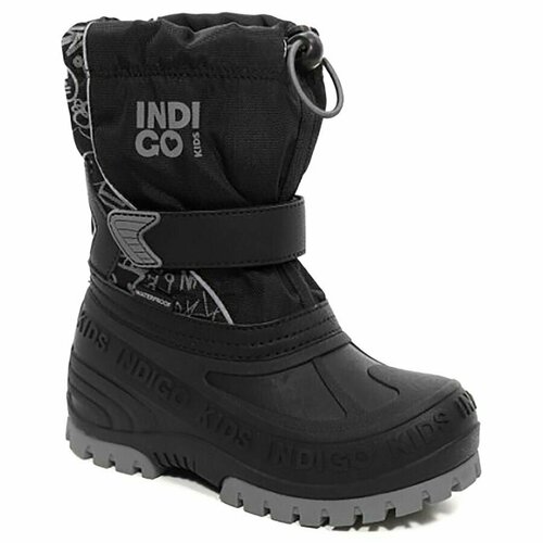 Сноубутсы Indigo kids, размер 30, черный