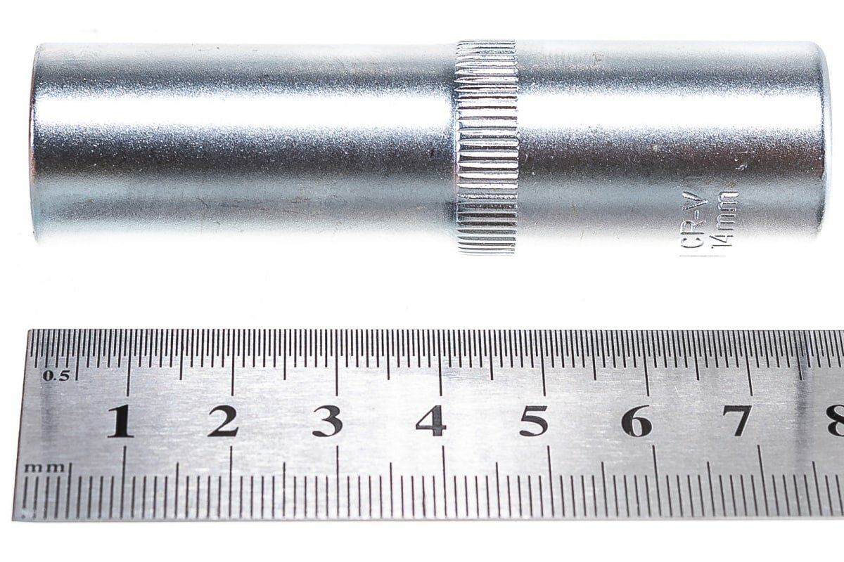 Головка 1/2" двенадцатигранная удлиненная 14мм "AV Steel" - фотография № 10