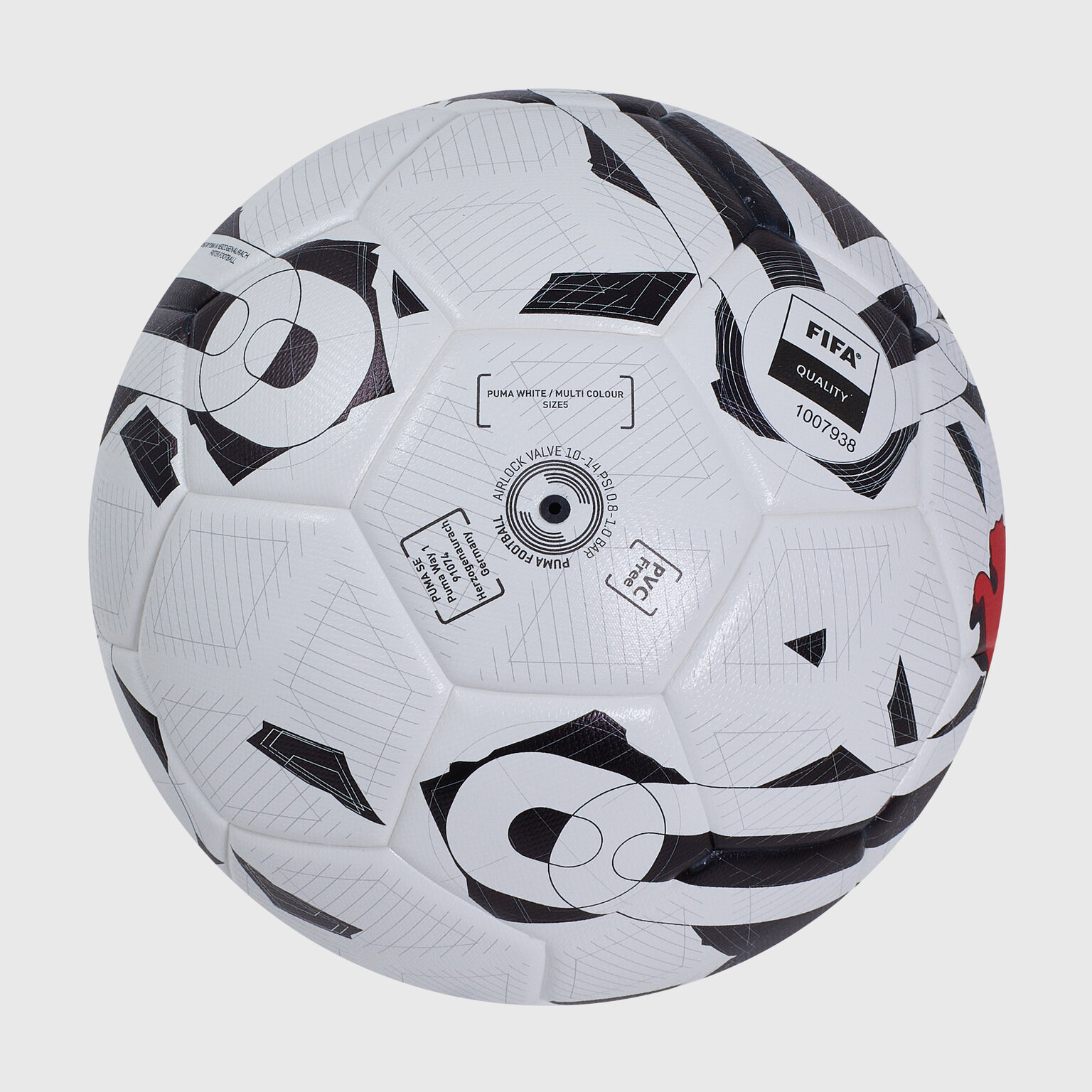 Мяч футбольный PUMA Orbita 3 TB (FIFA Quality), Белый - фото №7