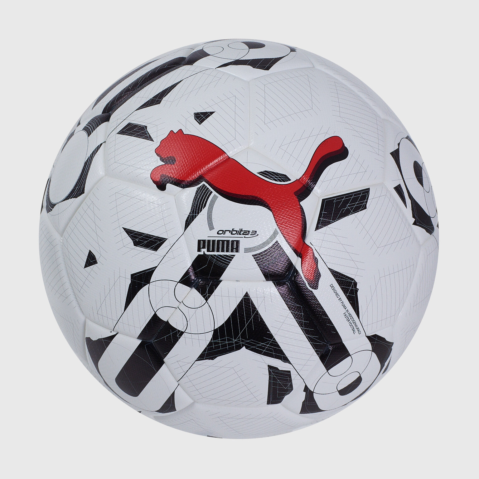 Мяч футбольный PUMA Orbita 3 TB (FIFA Quality), Белый - фото №4
