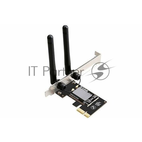 Сетевой адаптер WiFi D-Link DWA-548 DWA-548/10/C1A N300 PCI Express (ант. внеш. несъем.) 2ант. сетевой адаптер wifi d link dwa 548 pci express