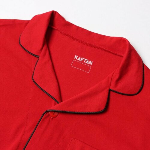 фото Пижама kaftan, размер 50, красный