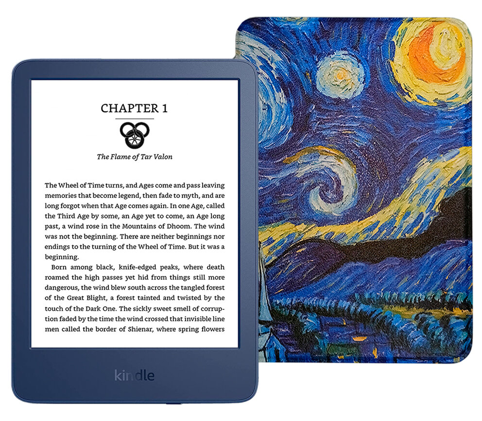 Электронная книга Amazon Kindle 11 16Gb SO Denim с обложкой ReaderONE