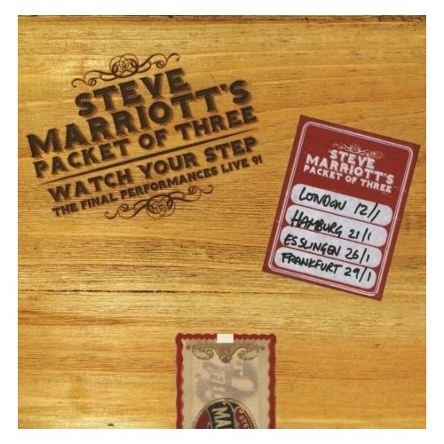 Компакт-Диски, Lemon Recordings, STEVE MARRIOTT - Watch Your Step - The Final Performances Live '91 (4CD) компакт диски lemon recordings steve marriott marriott 1976 cd