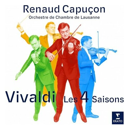 Виниловые пластинки, ERATO, RENAUD CAPUCON - Vivaldi: Les 4 Saisons (LP) виниловые пластинки erato warner classics renaud capucon un violon a paris lp