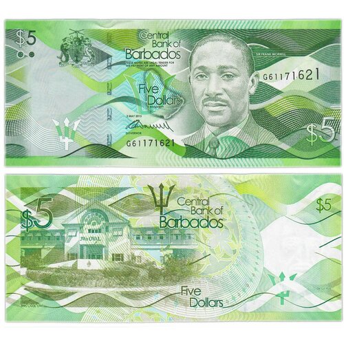 Барбадос 5 долларов 2013 барбадос 5 долларов 2000 г