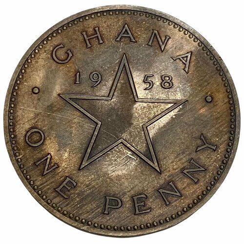 Гана 1 пенни 1958 г.