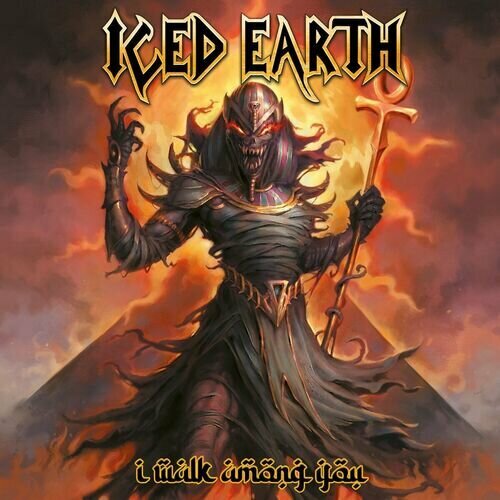 Виниловая пластинка Iced Earth – I Walk Among You (Red [Brick Red] / Yellow / Orange Splatter) EP iced earth виниловая пластинка iced earth bang your head coloured