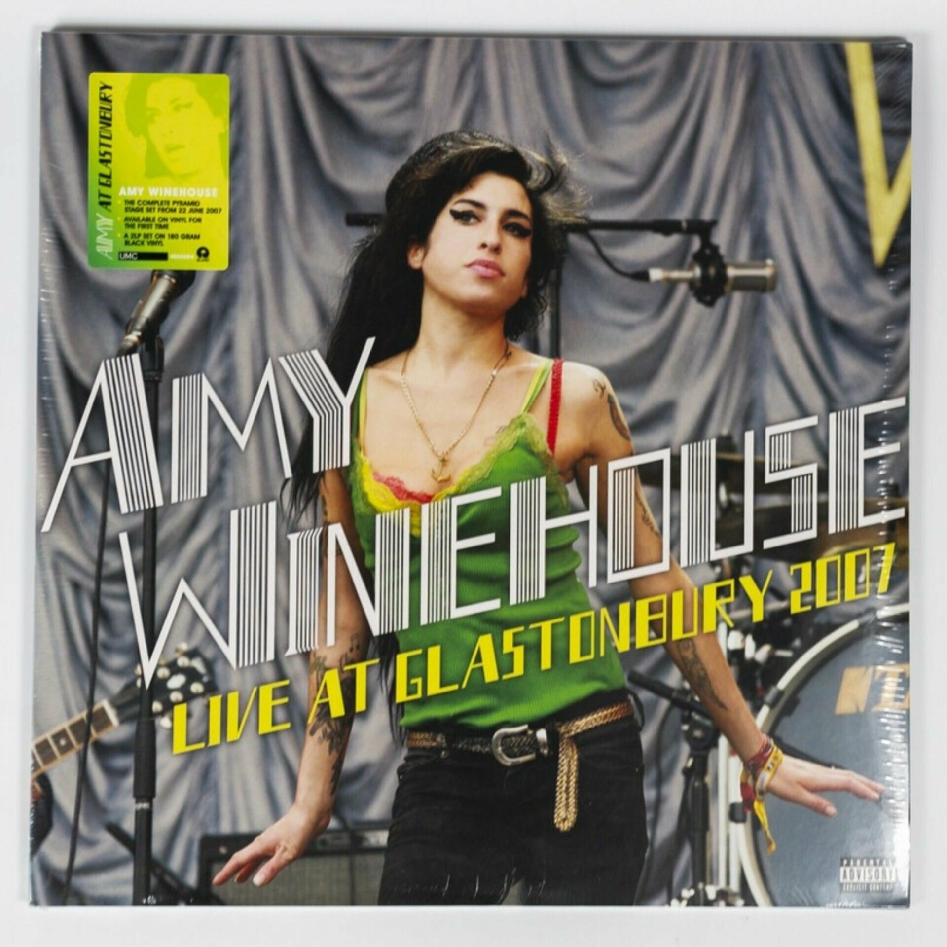 Двойной винил "Amy Winehouse - Live At Glastonbury 2007" 2LP Виниловые пластинки, концертный альбом британской певицы Эми Уайнхаус.