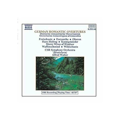 V/C-German Romantic Overtures*Weber Marschner Humperdinck Nicolai- Naxos CD Deu ( Компакт-диск 1шт) glazunov symphony 6 forest naxos cd deu компакт диск 1шт глазунов симфония