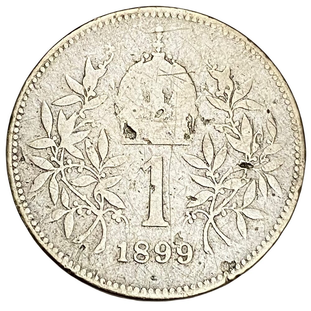 Австрия 1 крона 1899 г.