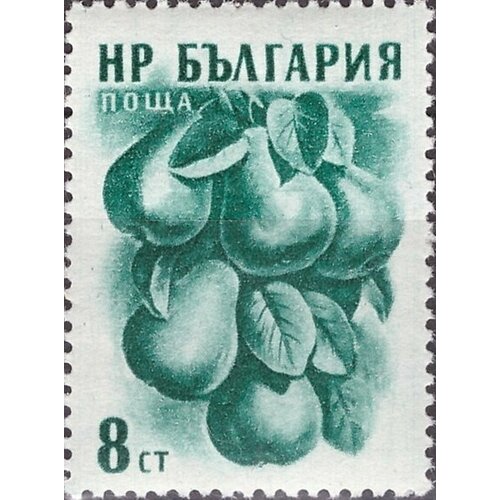 (1956-005) Марка Болгария Груши Фрукты (1) II Θ 1957 010 марка болгария яблоки фрукты 3 марки 1956 004 007 ii θ