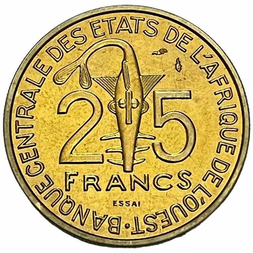 коморские острова 25 франков 1982 г фао essai проба Западно-Африканские Штаты (BCEAO) 25 франков 1980 г. (ФАО) Essai (проба) (3)