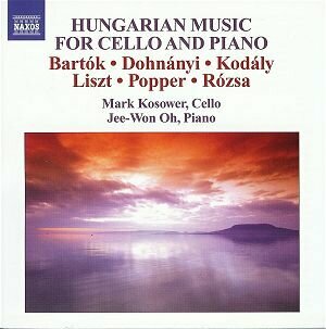 V/C-Hungarian Music For Cello And Piano*Bartok Dohnanyi Kodaly Liszt-Mark Kosower Naxos CD Deu ( Компакт-диск 1шт)