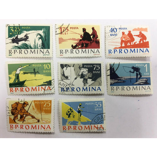 (--) Набор марок Румыния "8 шт." Гашёные , III Θ