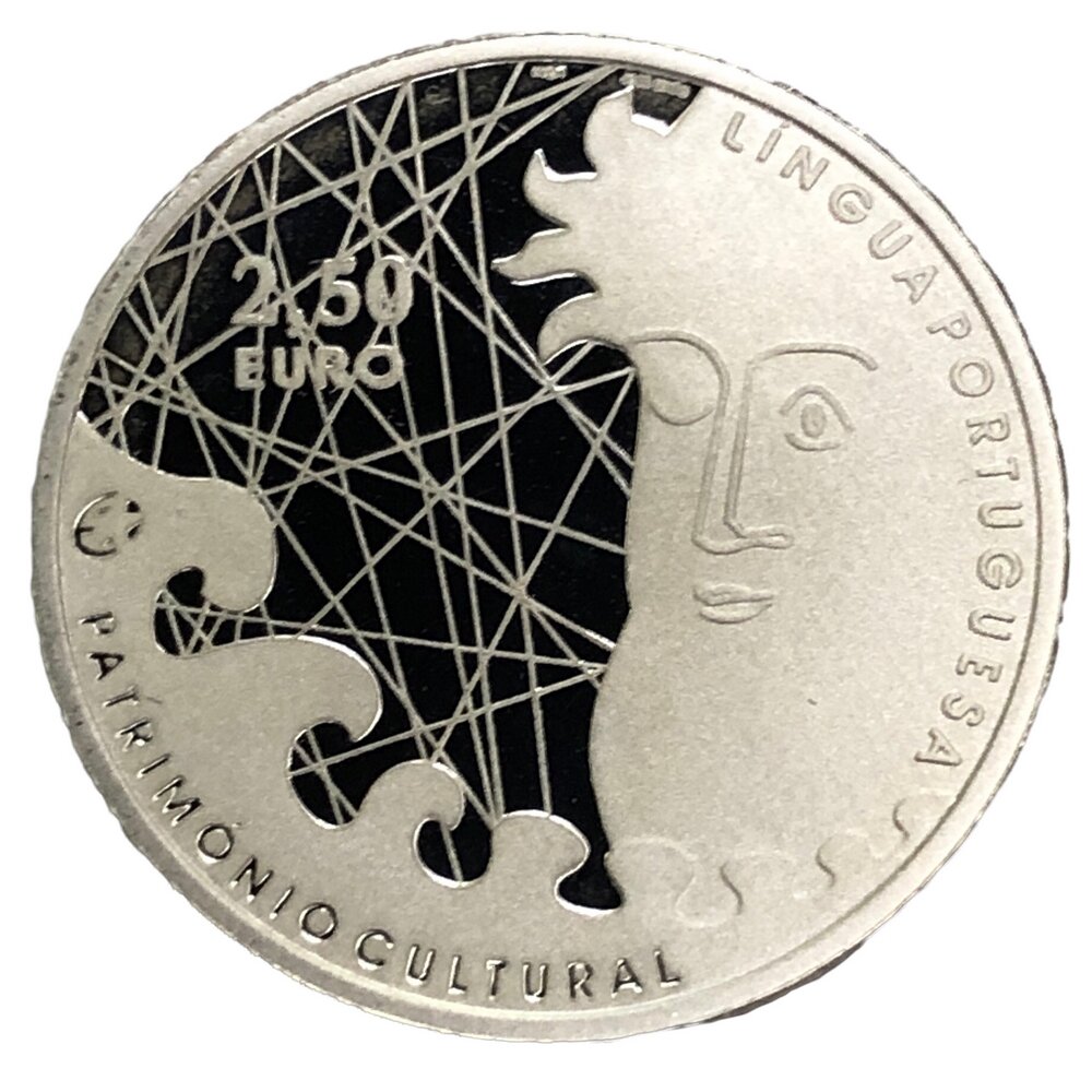 Португалия 2 1/2 евро 2009 г. (Португальский язык) (Proof)